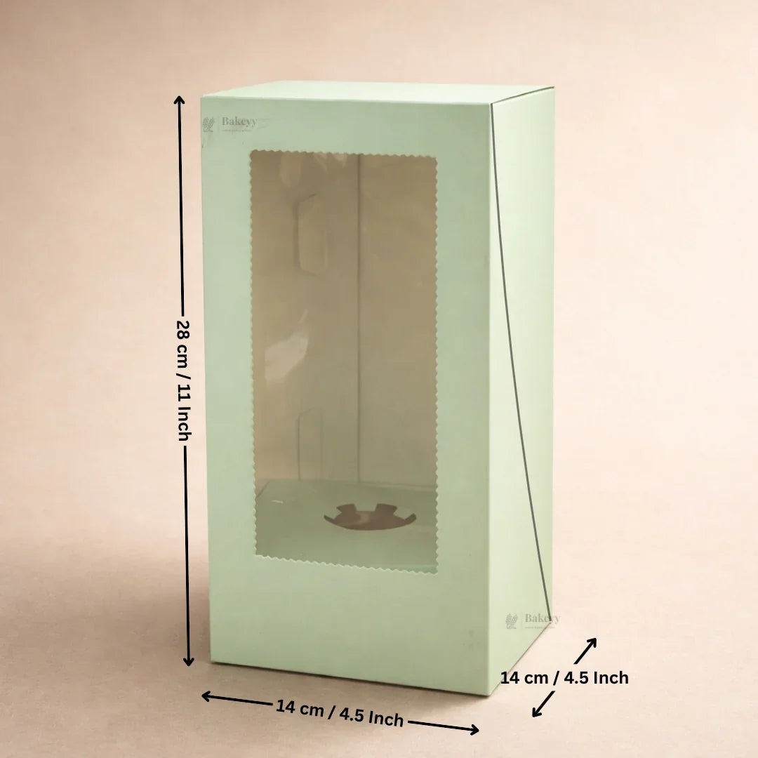 Single Glass Gift Box with Window | 3 Colors Available | Pack of 10