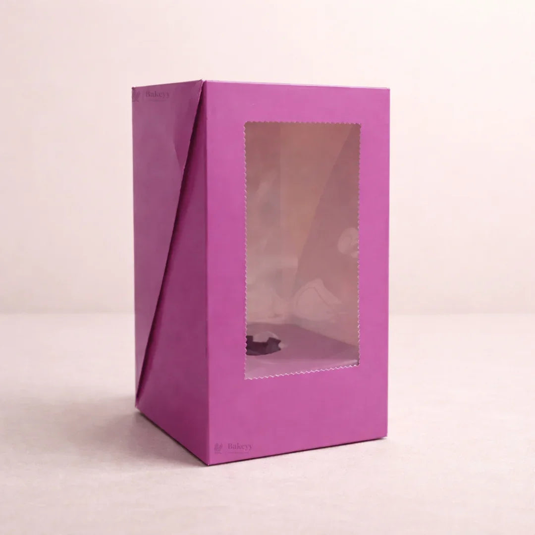 Single Glass Gift Box with Window | 3 Colors Available | Pack of 10