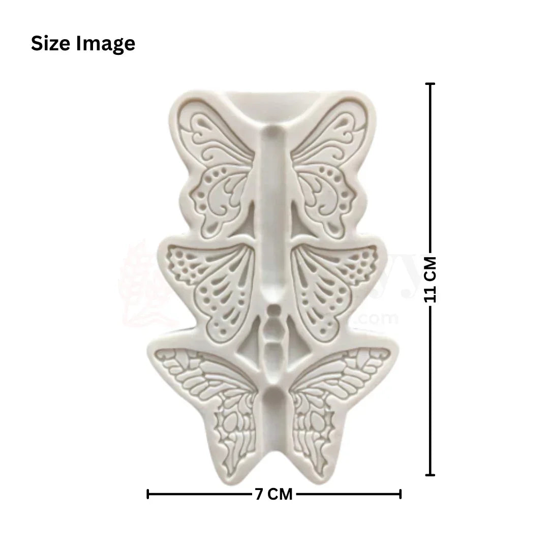 1750 | Butterfly Wings Silicone Mould - 1 Piece - Bakeyy.com - India - 1750 | Butterfly Wings Silicone Mould - 1 Piece - Default Title