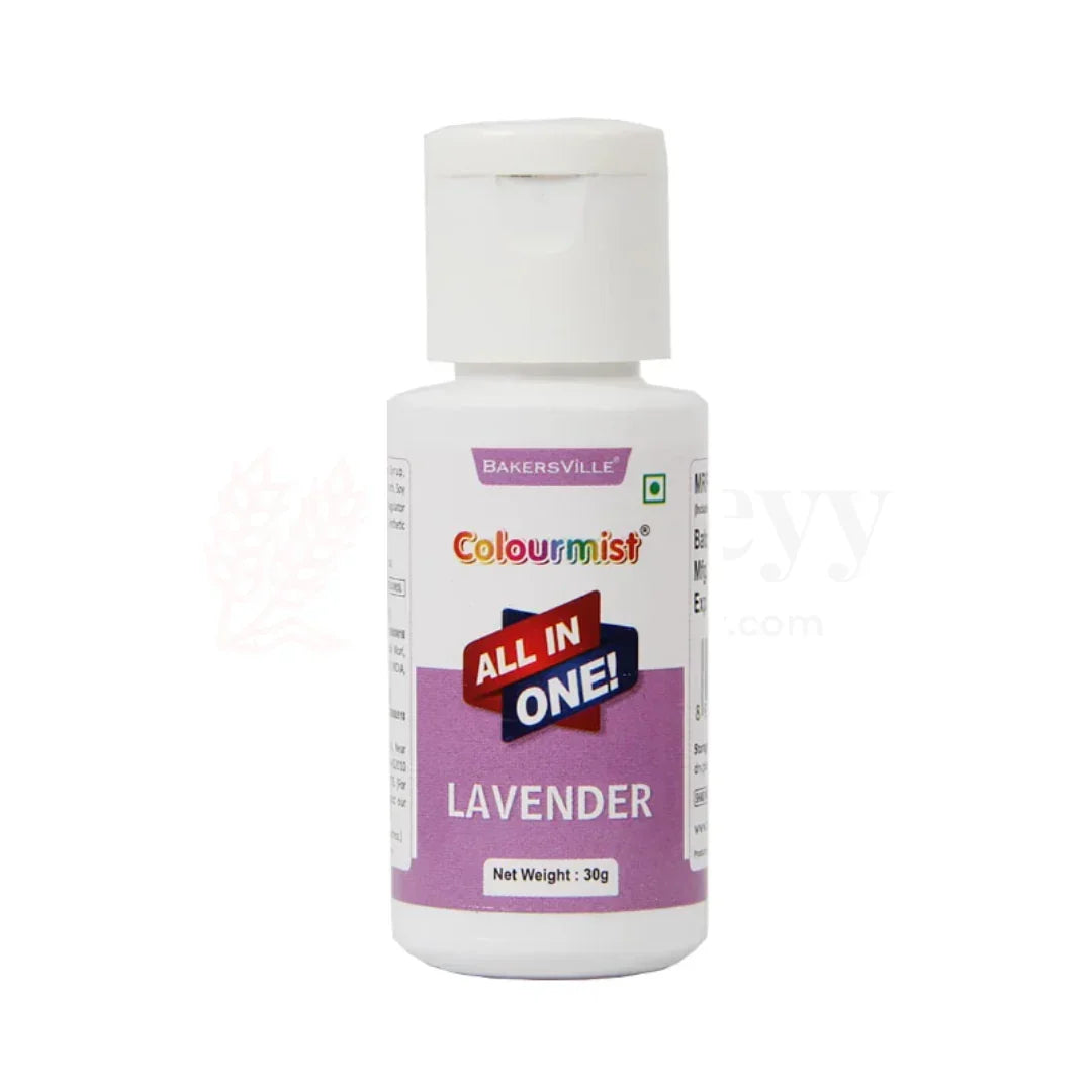 Colourmist Lavender All-in-One Edible Food Colour – 30ml - Bakeyy.com - India - Colourmist Lavender All-in-One Edible Food Colour – 30ml - Default Title