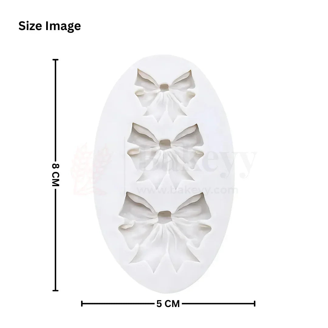 1892 - Bowknot Bow Silicone Fondant Mould – 1 Piece - Bakeyy.com - India - 1892 - Bowknot Bow Silicone Fondant Mould – 1 Piece - Default Title