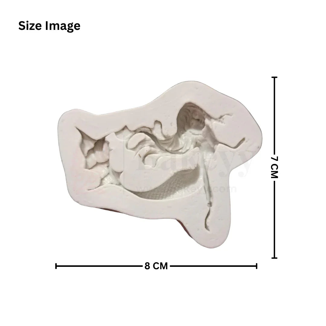 1094 | Mermaid Shape Silicone Mould - 1 Piece