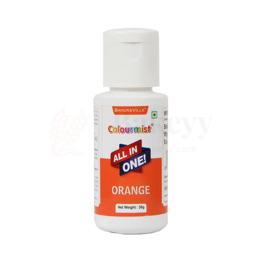 Colourmist Orange All-in-One Edible Food Colour – 30ml