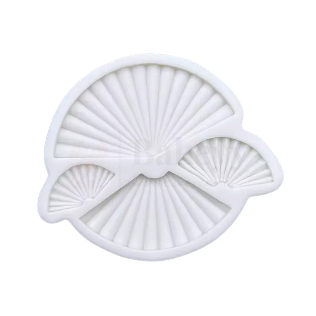 161 | Folding Fan Silicone Fondant Mould – 1 Piece - Bakeyy.com - India - 161 | Folding Fan Silicone Fondant Mould – 1 Piece - Default Title
