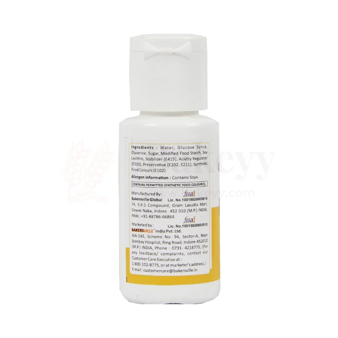 Colourmist Yellow All-in-One Edible Food Colour – 30ml - Bakeyy.com - India - Colourmist Yellow All-in-One Edible Food Colour – 30ml - Default Title