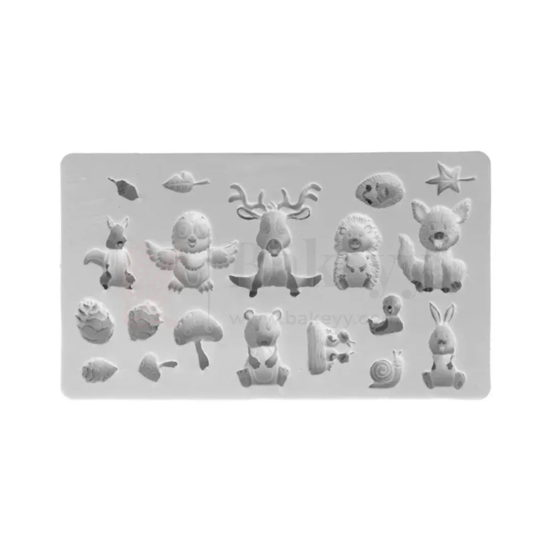 560 | Animals Design Silicone Mould - 1 Piece - Bakeyy.com - India - 560 | Animals Design Silicone Mould - 1 Piece - Default Title