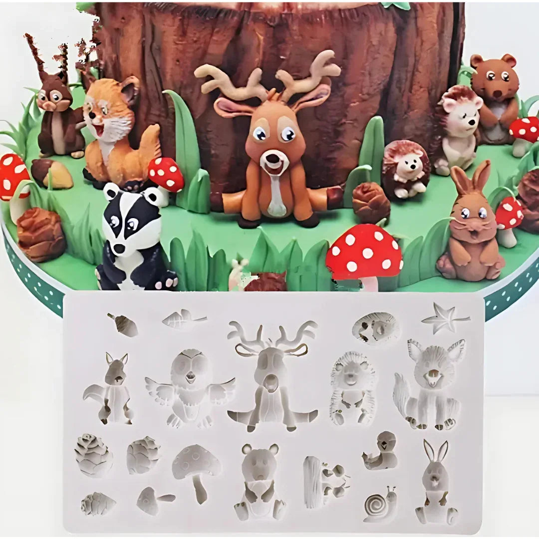 560 | Animals Design Silicone Mould - 1 Piece