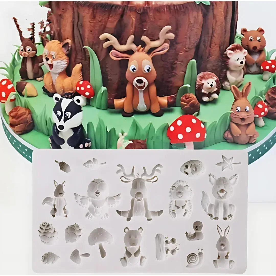 560 | Animals Design Silicone Mould - 1 Piece - Bakeyy.com - India - 560 | Animals Design Silicone Mould - 1 Piece - Default Title
