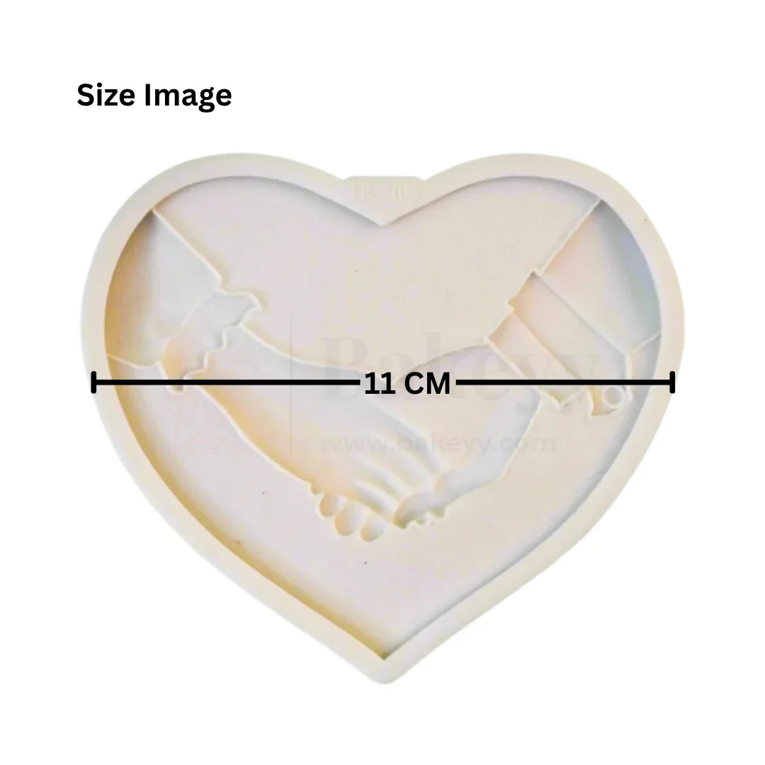 583 - Holding Hand Shape Fondant Mould - 1 Piece