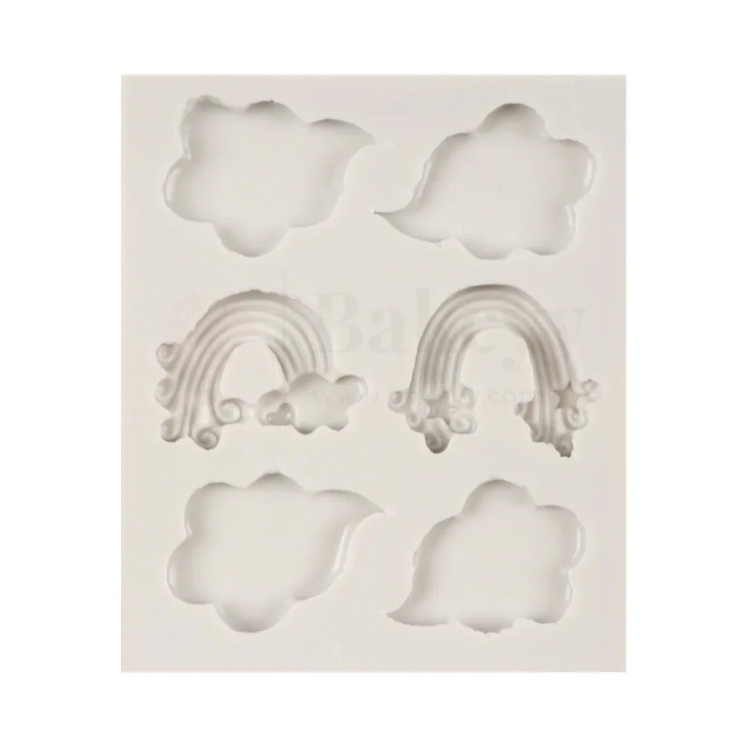 511 - Rainbow Cloud Shape Fondant Mould - 1 Piece