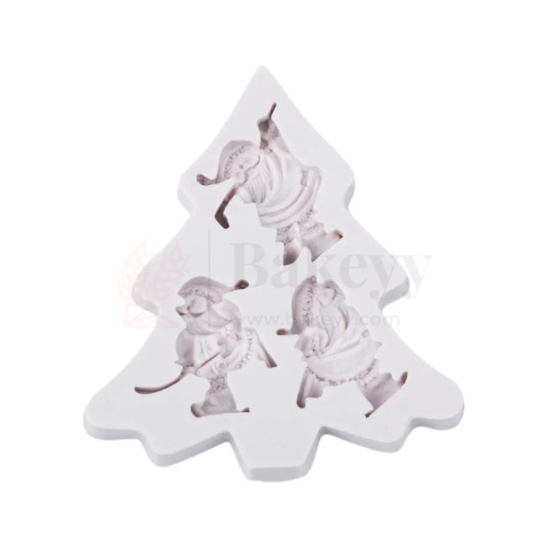 659 | Santa Claus in Action Silicone Mould - 1 Piece