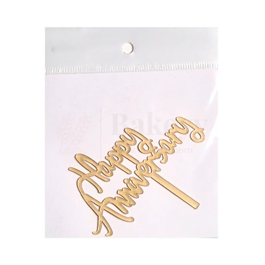 3" inch Happy Anniversary Cake Topper - D3