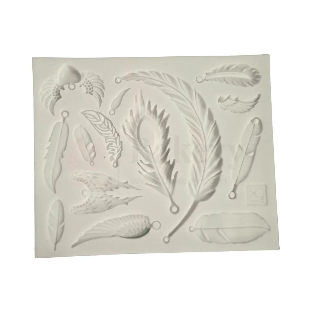 564 | Feather & Wing Charm Silicone Mould - 1 Piece