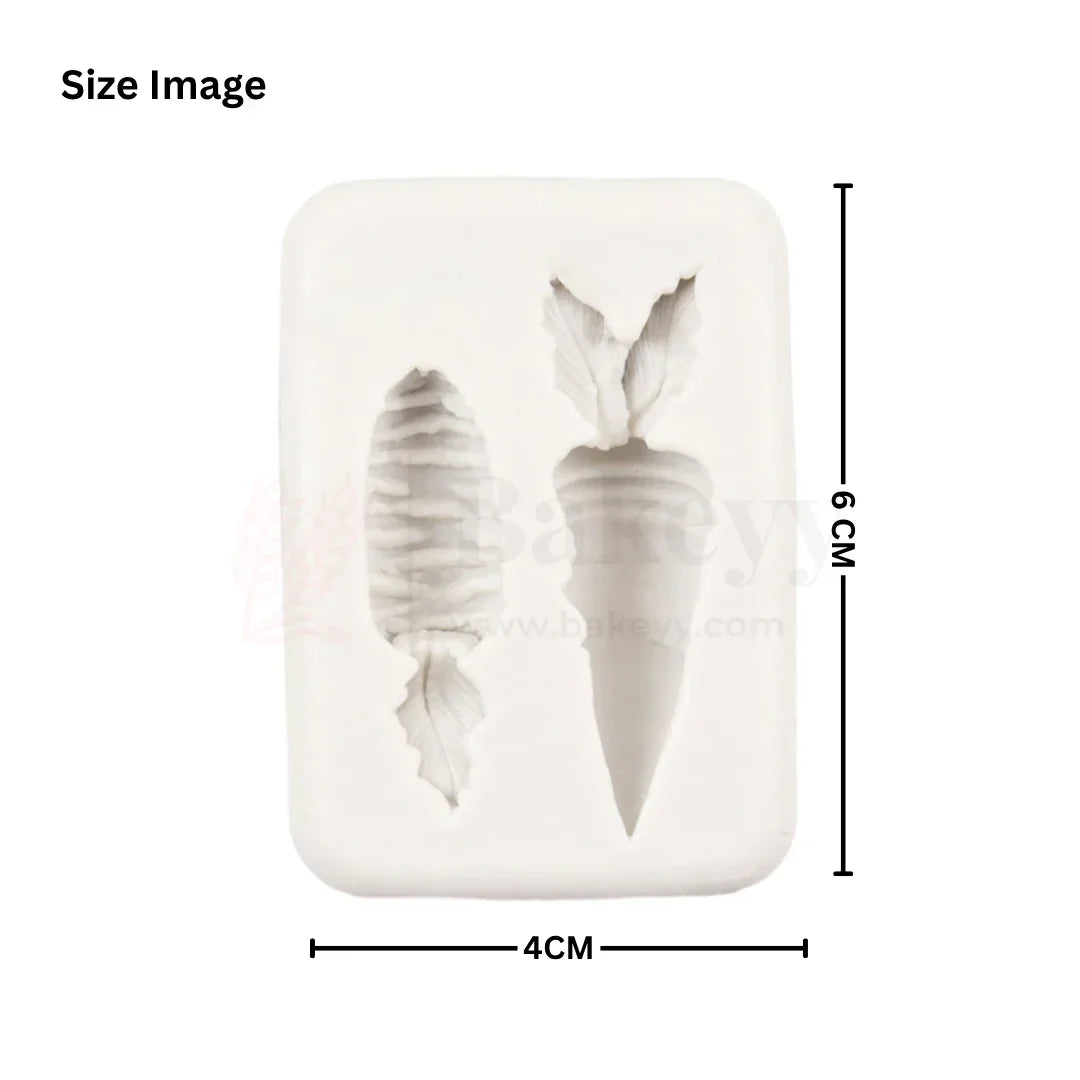 142 | Carrot Easter Silicone Mould - 1 Piece - Bakeyy.com - India - 142 | Carrot Easter Silicone Mould - 1 Piece - Default Title