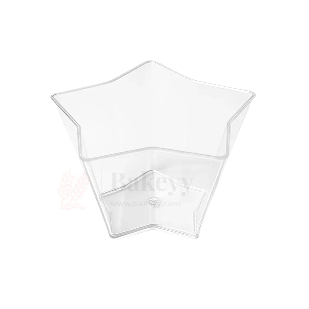 Star-Shaped Mini Dessert Cups | Pack Of 25 | D20 - Bakeyy.com - India - Star-Shaped Mini Dessert Cups | Pack Of 25 | D20 - Default Title