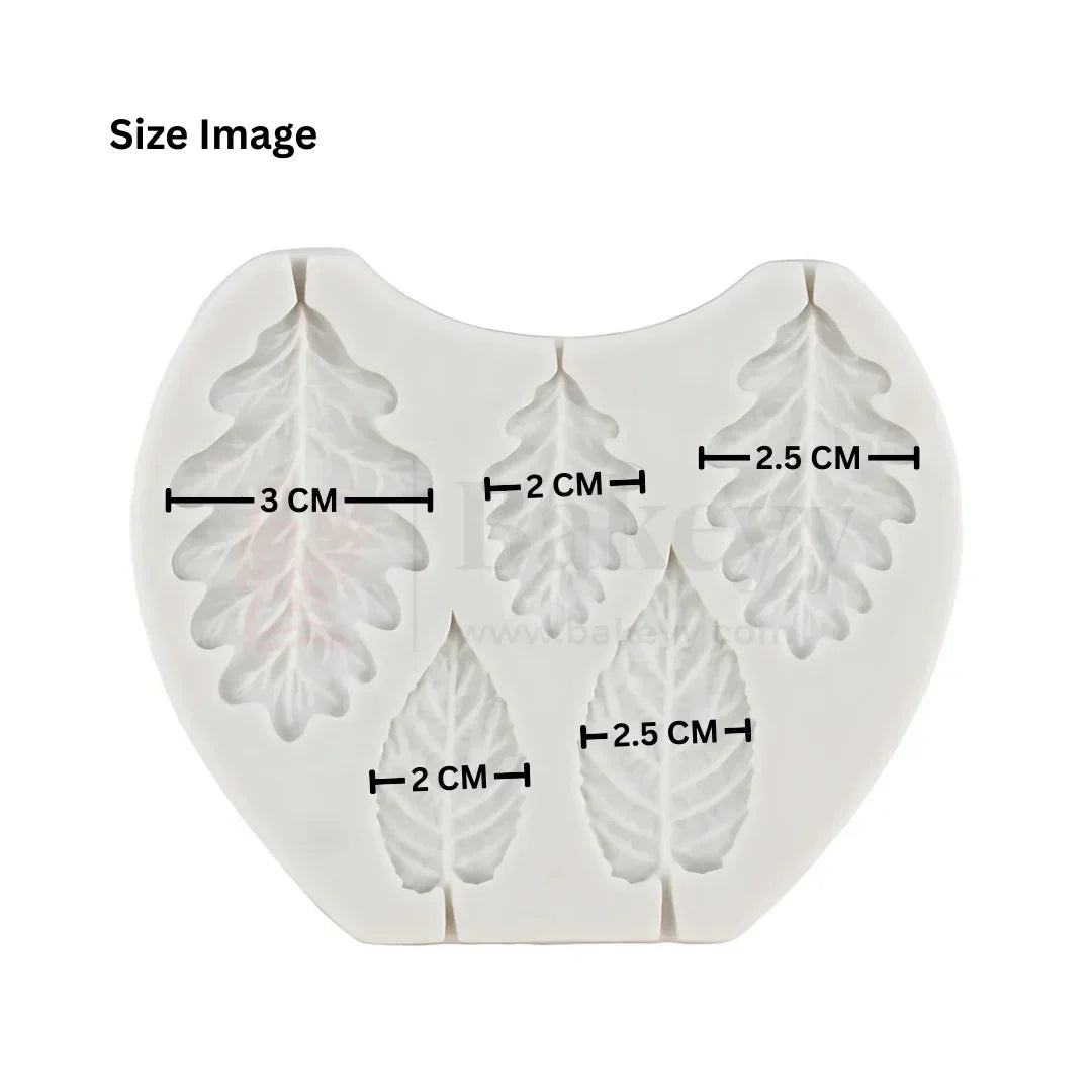 164 - Blackberry & Oak Leaf Shape Silicone Fondant Mould - 1 Piece - Bakeyy.com - India - 164 - Blackberry & Oak Leaf Shape Silicone Fondant Mould - 1 Piece - Default Title