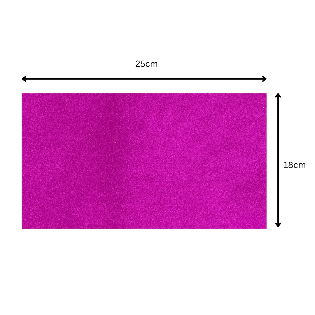 Magenta Colour Chocolate Wrapping Paper - Aluminium Embossed Foil | 7x10" Size | Pack of 200 - Bakeyy.com - India - Magenta Colour Chocolate Wrapping Paper - Aluminium Embossed Foil | 7x10" Size | Pack of 200 - Default Title