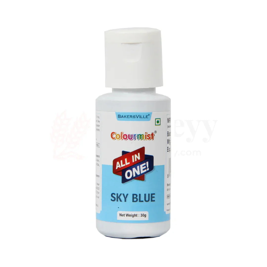 Colourmist Sky Blue | All-in-One Edible Food Colour – 30ml