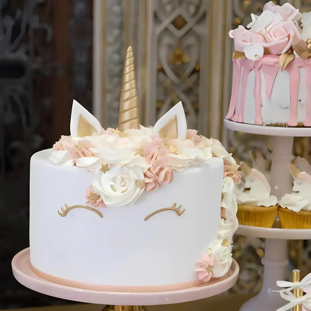 544 | Unicorn Horn & Eyelash Design Silicone Mould - 1 Piece - Bakeyy.com - India - 544 | Unicorn Horn & Eyelash Design Silicone Mould - 1 Piece - Default Title