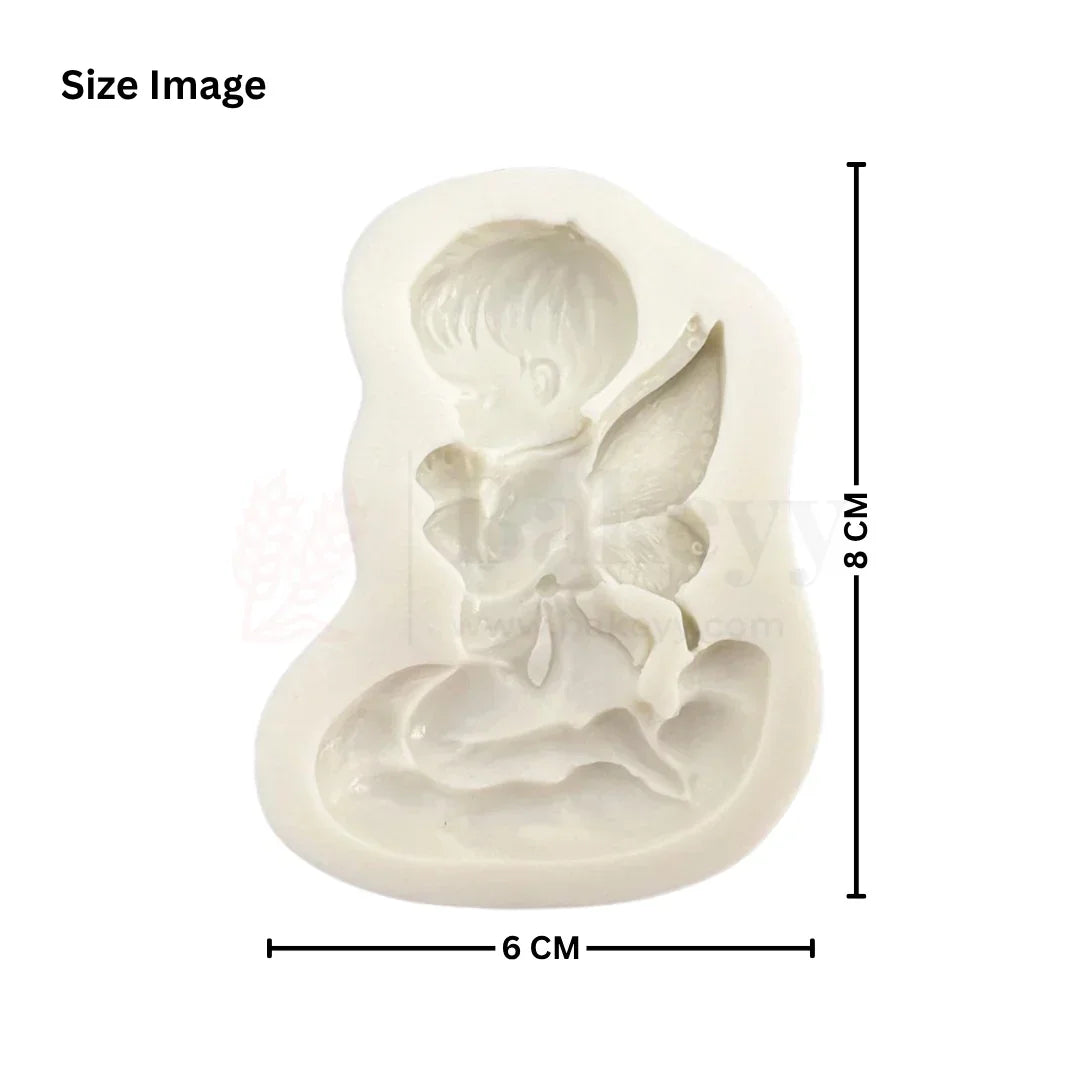 252 | Praying Angel Silicone Mould - 1 Piece - Bakeyy.com - India - 252 | Praying Angel Silicone Mould - 1 Piece - Default Title