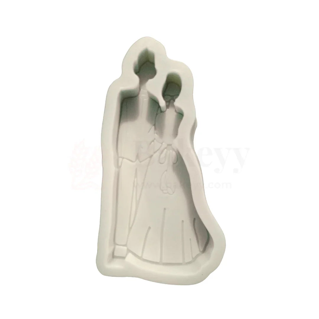 591 | Wedding Couple Silicone Mould - 1 Piece - Bakeyy.com - India - 591 | Wedding Couple Silicone Mould - 1 Piece - Default Title