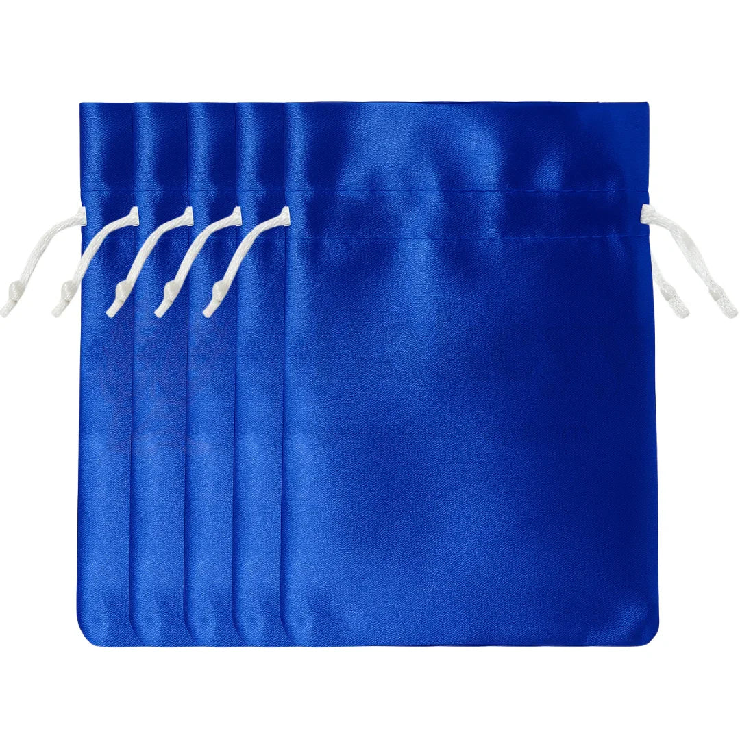 Royal Blue Satin Potli Bag | Pack of 25