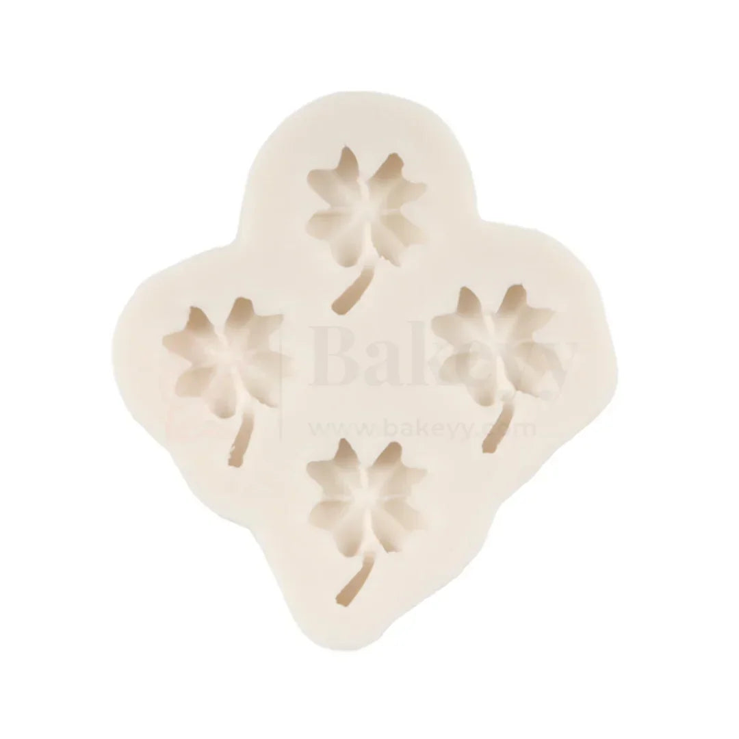 136 - Four Leaf Clover Silicone Fondant Mould - 1 Piece - Bakeyy.com - India - 136 - Four Leaf Clover Silicone Fondant Mould - 1 Piece - Default Title
