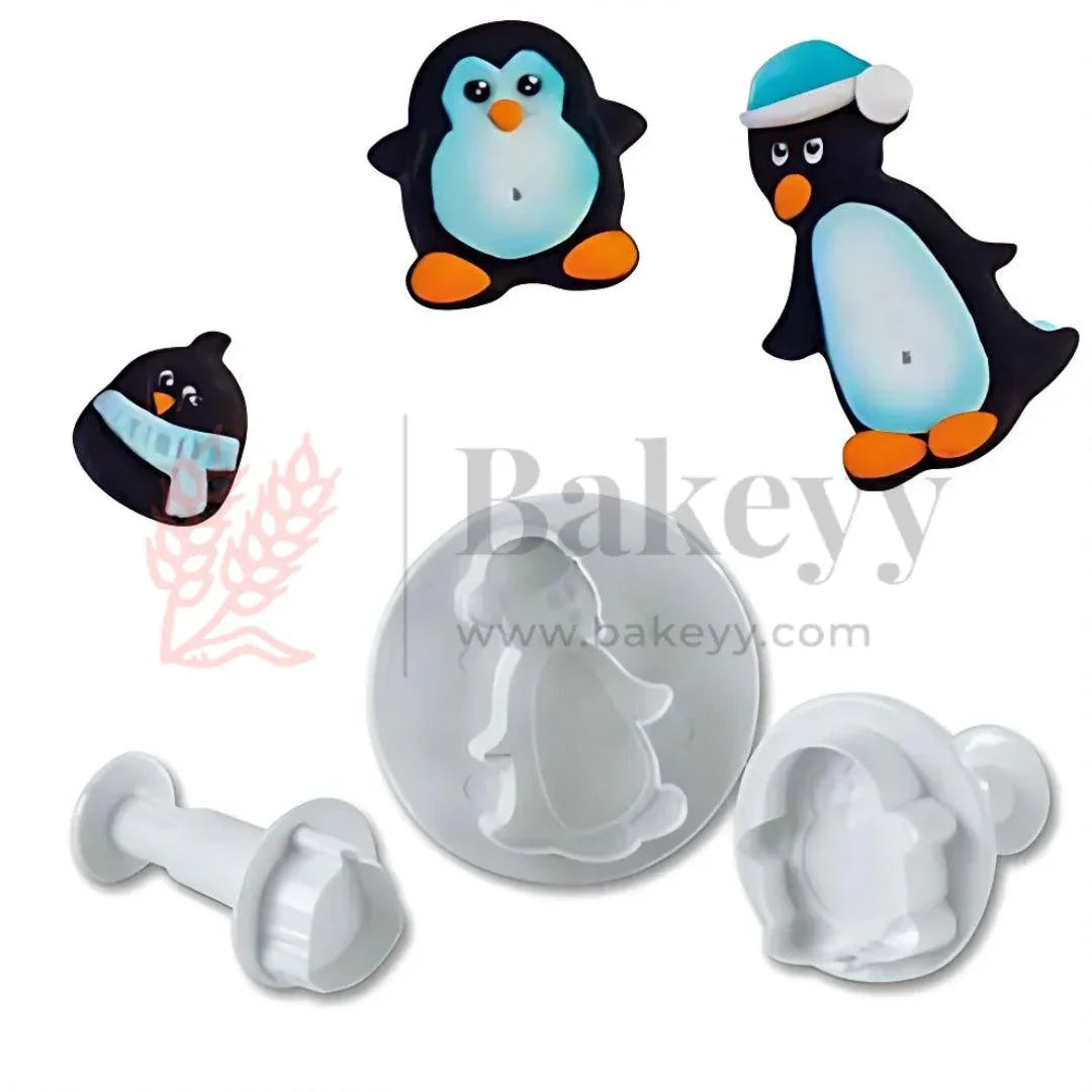 Penguin Fondant Plunger Cutter Mould - Bakeyy.com - India - Penguin Fondant Plunger Cutter Mould - Default Title