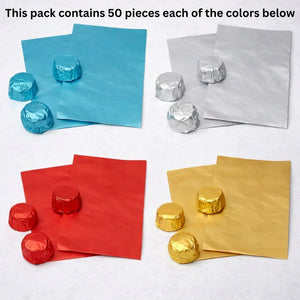 Keeps chocolates fresh and hygienically packed
Easy to fold and shape around small treats
Adds a professional finish to your homemade or commercial products
Ideal for festive gifting, return favors, or retail packaging