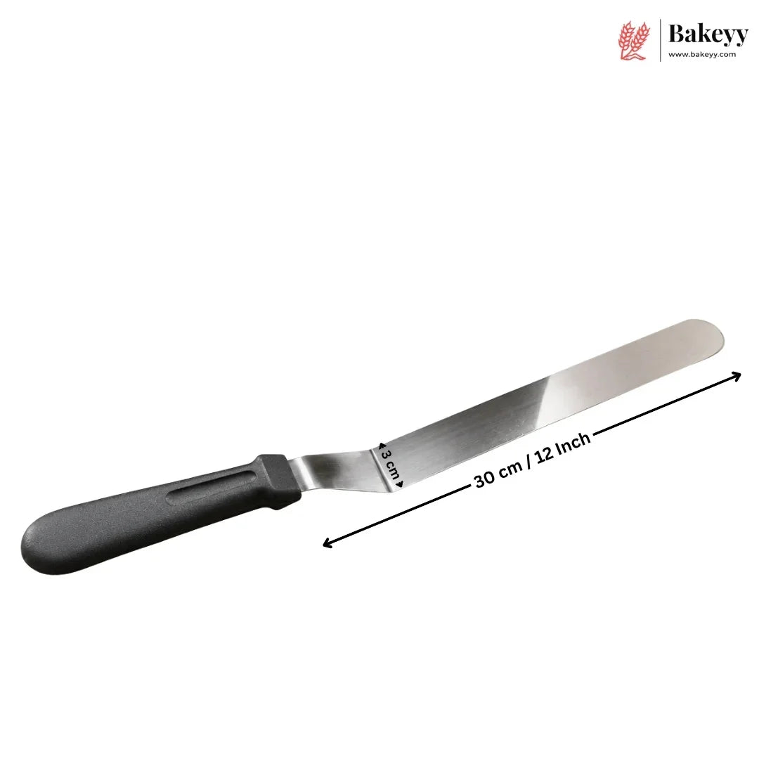 Stainless_Steel_Offset_Spatula_with_Black_Handle_Cake_Icing_Palette_Knife_13 - Bakeyy.com IN
