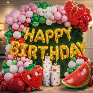 Strawberry_Theme_Balloon_Decoration_Set_Happy_Birthday_Balloon_Arch_Kit_Fruit_Party_Decor_Pack_of_1_1 - Bakeyy.com