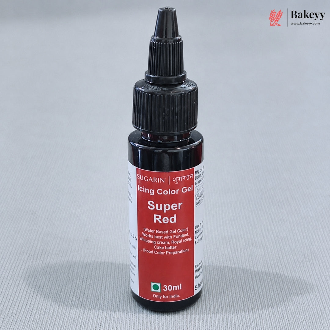 Sugarin Icing Color Gel | Vibrant Food Gel Color for Cakes, Fondant & More | 30 ml | 1 Piece