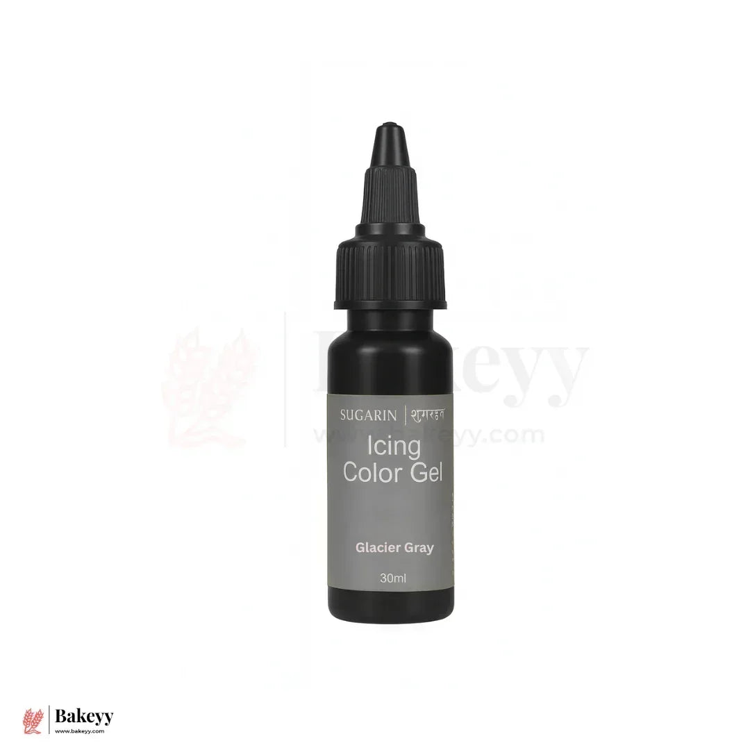 Sugarin_Icing_Gel-Glacier_Gray - Bakeyy.com