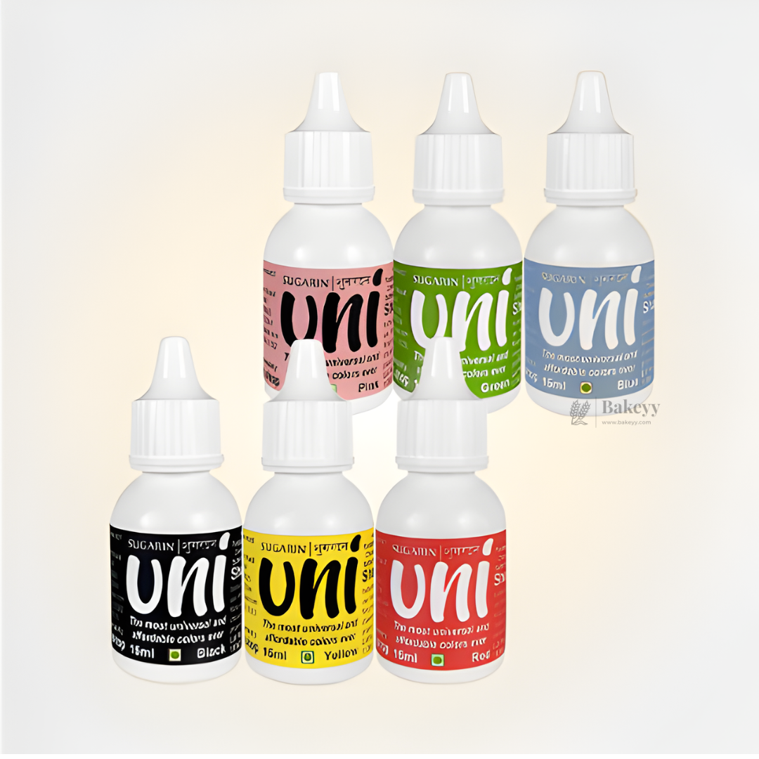 Sugarin UNI Combo Food Colour Set | 2 Variants Available | 15 ml Each