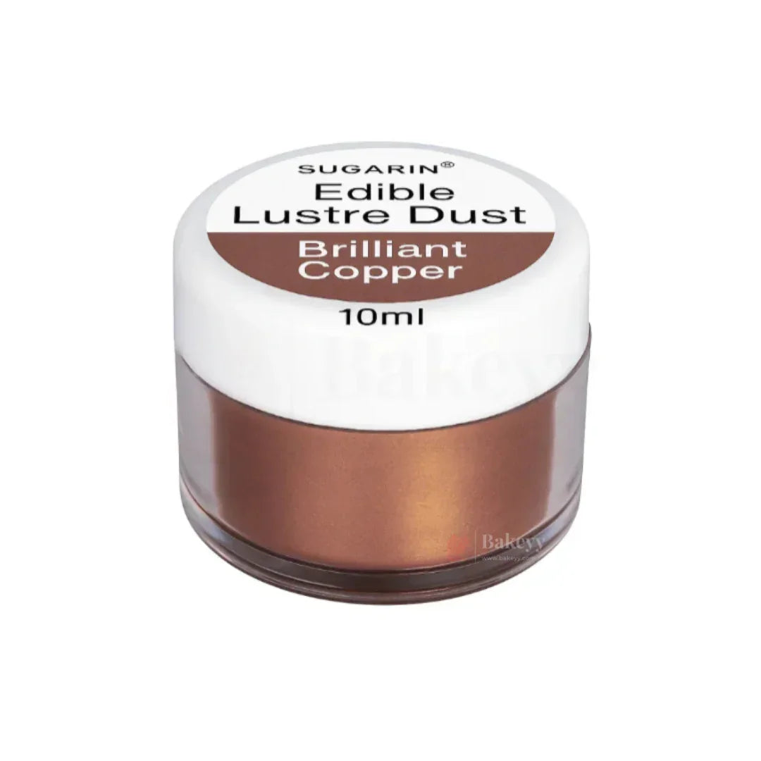 Sugarin | Edible Metalic Lustre Dust | 10ml | 1 Piece - Bakeyy.com - India - Sugarin | Edible Metalic Lustre Dust | 10ml | 1 Piece - BR COPPER 225.00