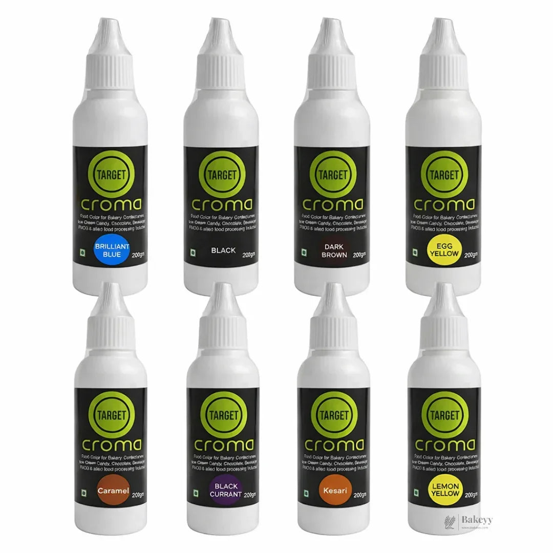 Target Croma Food Color – 200g Bottle for Bakery, Confectionery & Beverages - Bakeyy.com - India - Target Croma Food Color – 200g Bottle for Bakery, Confectionery & Beverages - Green Apple 225.00