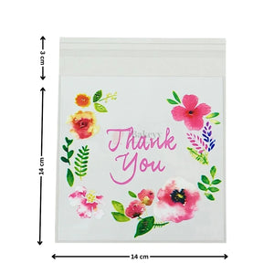 ThankYouFloralPrintedCellophaneSelfAdhesivePouch_3 - Bakeyy.com