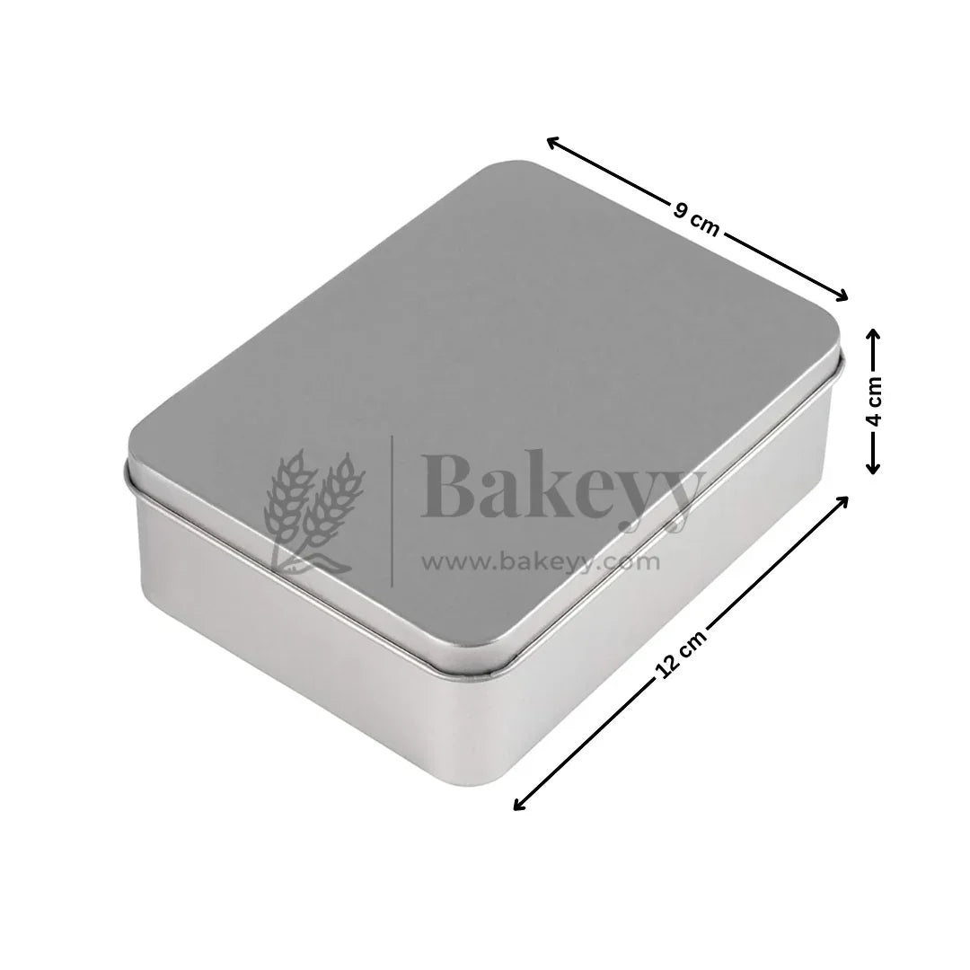 Premium Plain Metal Storage Box – Multipurpose Gift & Storage Tin | Pack of 1