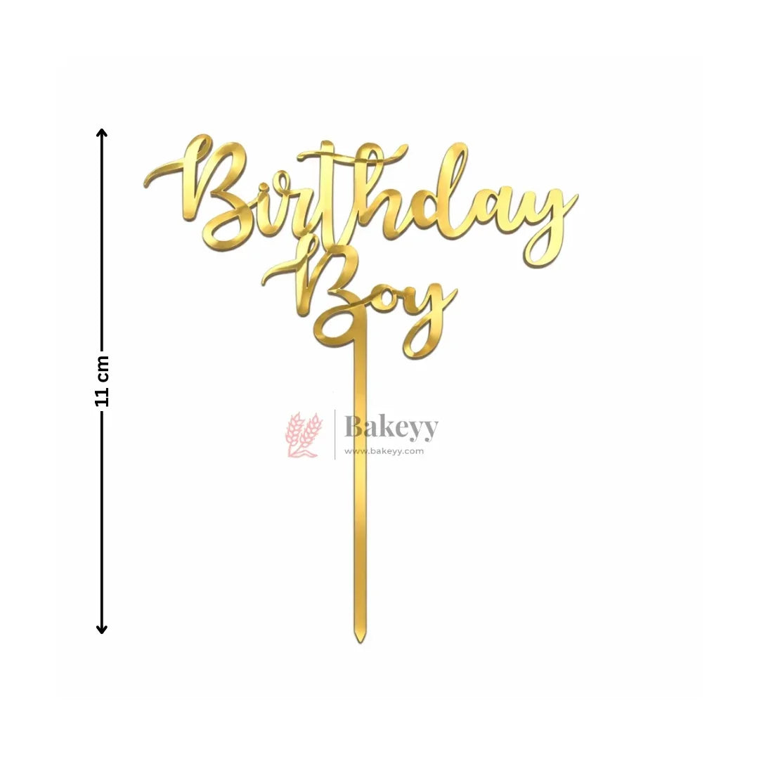 Gold Paper Toppers Happy Birthday Cake Topper