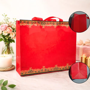 TraditionalRedFestiveCarryBagwithDecorativeBorder_4 - Bakeyy.com
