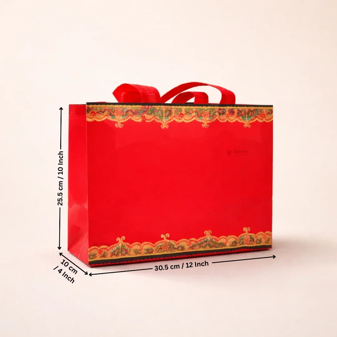 TraditionalRedFestiveCarryBagwithDecorativeBorder_7 - Bakeyy.com