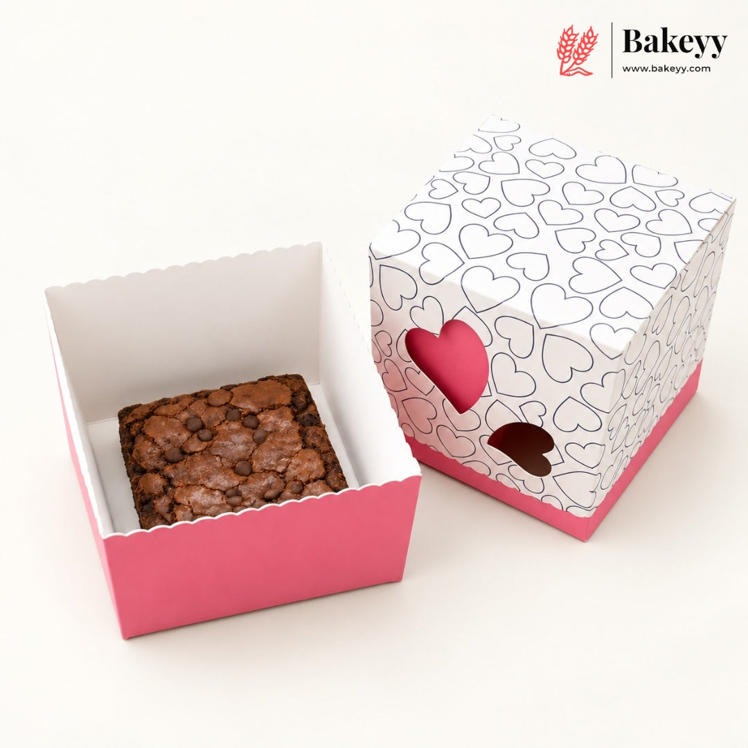 Heart Design Chocolate Goodie Box | Pack of 10