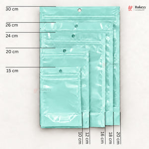 Transparent Front with Pastel Stand-Up Ziplock Pouch | Multiple Colors | Pack of 100