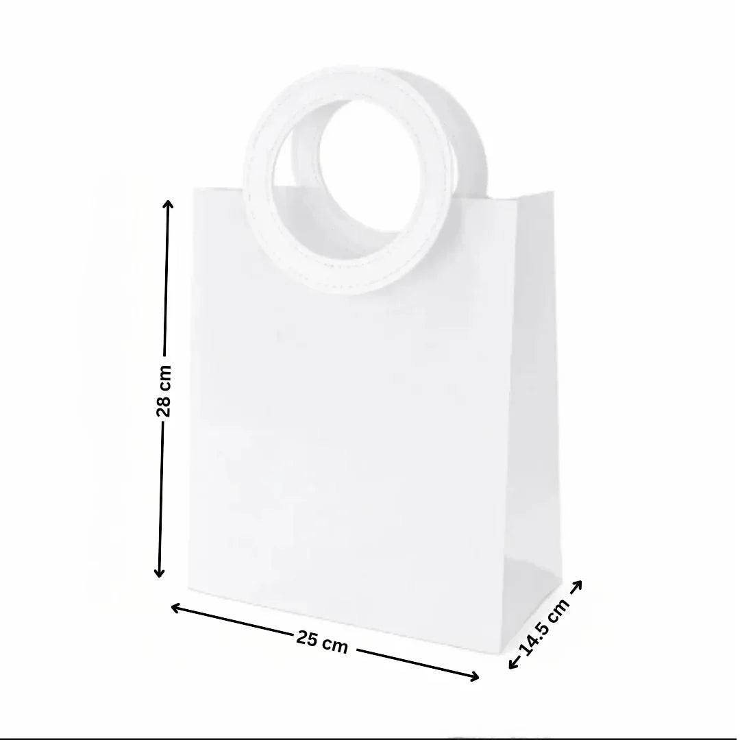 Transparent_Bags_With_Leather_Style_White_Colour_Handles_Pack_of_12_-_Bakeyy.com_-_India_-_Transparent_Bags_With_Leather_Style_White_Colour_Handles_Pack_of_12_-_22x21x11Cm_2 - Bakeyy.com