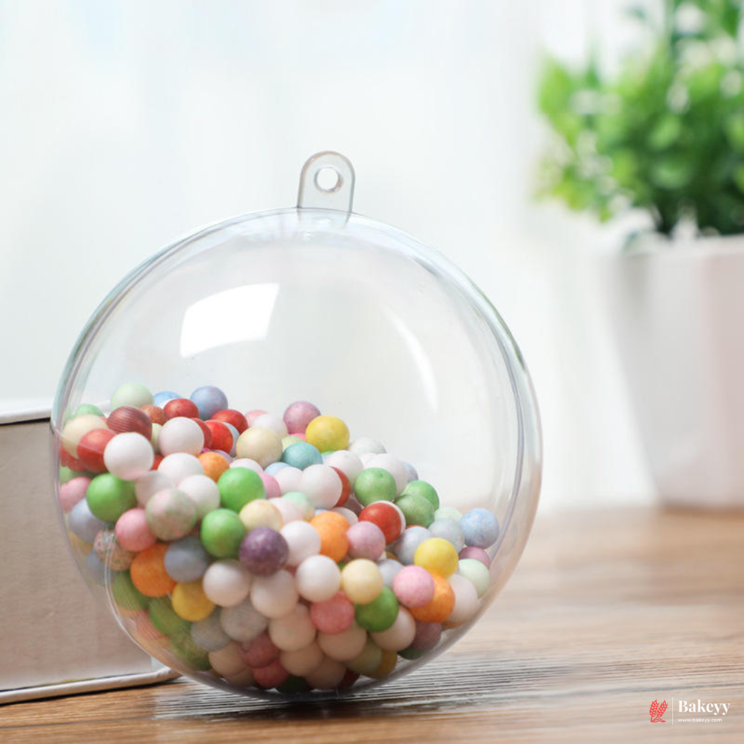 Transparent Fillable Hanging Ball Ornament | Pack of 12