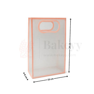 Transparent_Gift_Bag_-_Peach_1 - Bakeyy.com IN
