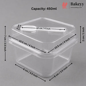 Transparent_Plastic_Serving_Storage_Container_with_Spoon_6 - Bakeyy.com IN
