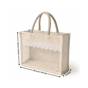 Transparent_Window_Jute_Gift_Bag_with_Zipper_Lock_Lace_Design_14 - Bakeyy.com