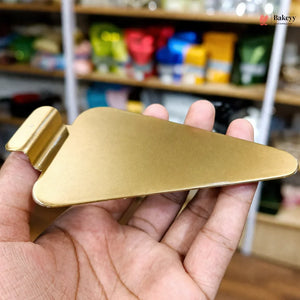 Triangle_Pastry_Base_Gold_Finish_Plastic_Dessert_Display_Base_2 - Bakeyy.com