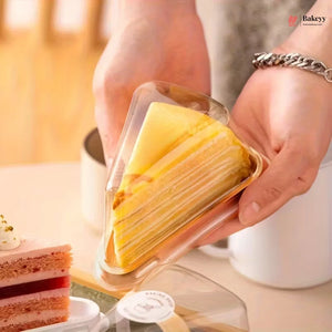 Triangle_Pastry_Boxes_with_Clear_Dome_Lid - Bakeyy.com IN
